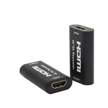 跨境 HDMI中继器40M信号放大器4K hdmi母对母转接器直通头两端20M