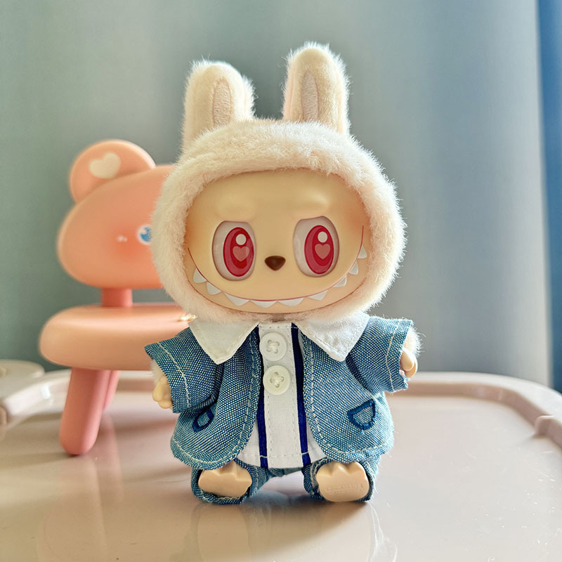 服のみ】第二世代ブラインドボックス ラブブ服 エポキシ樹脂製顔飾り ラブブ シットシットパーティーシリーズ ベビー服 可愛い|undefined