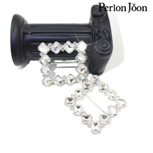 厂家批发时尚皮带扣头衬衣下摆固定扣 方形水钻扣服装配饰日字扣