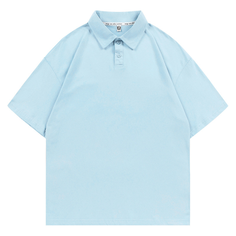 7A antibacteriano cuatro cierre Solona marca de moda con solapa de manga corta polo ropa de trabajo camisa cultural ropa personalizada