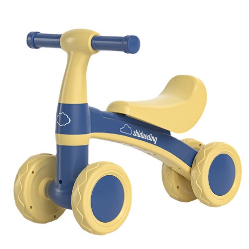 Children's balance bike 1-3 year old baby no pedals scooter toddler bike for boys and girls four-wheeled roller skates