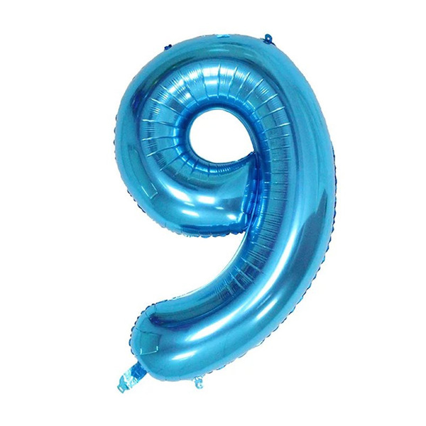 digital golden blue fuchsia balloon