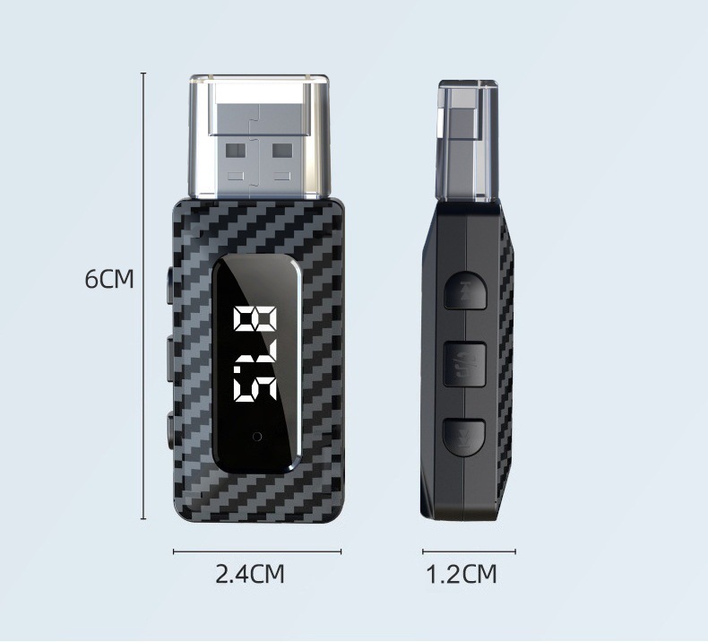 Cross-Border New Car Receiver Fm Transmitter Audio Adapter Wireless Bluetooth Receiver Wholesale