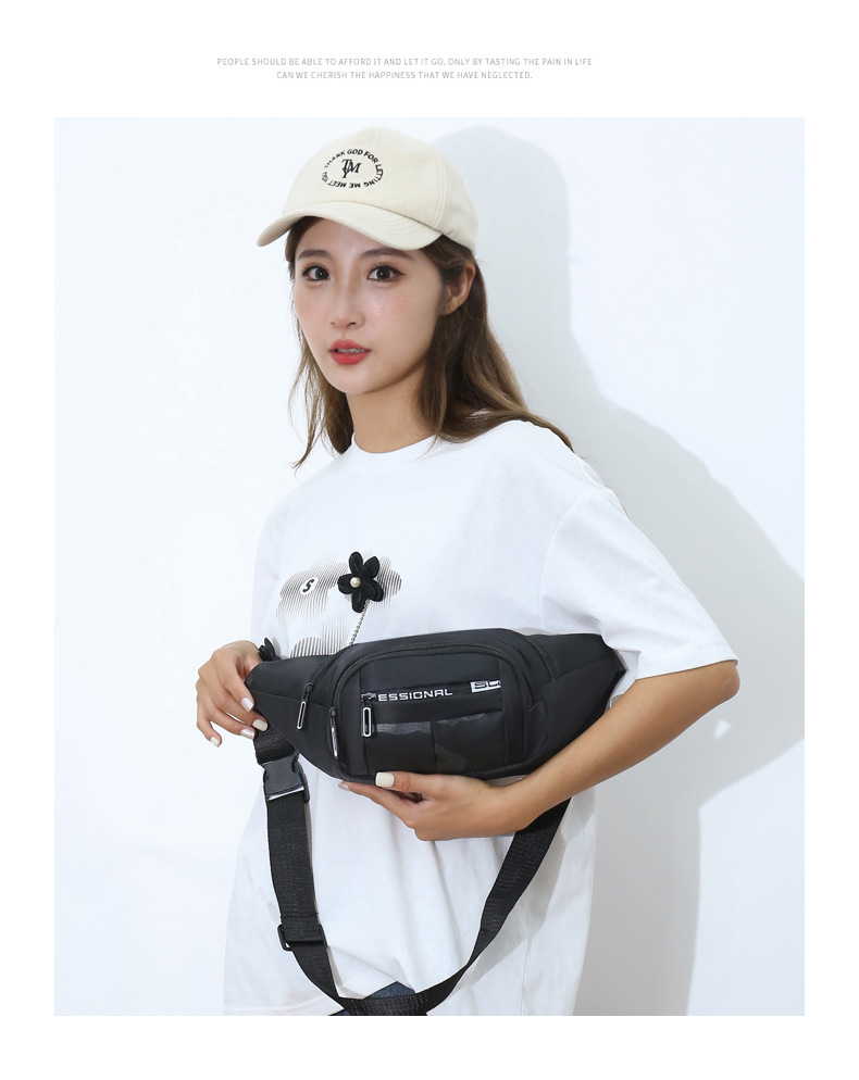 Wholesale of foreign trade waist bags, men's leather chest bags, large-capacity crossbody bags for travel, men's business outdoor mobile phone bags undefined