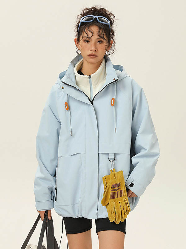 Rose Story Mismo estilo chaqueta mujer otoño nuevo traje de montañismo suelto tres en uno chaqueta chaqueta mujer