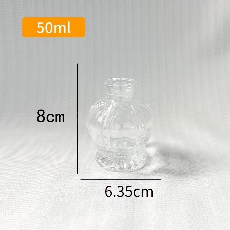外国貿易卸売ライト高級ハイエンド小さな花瓶セットレトロレリーフフラワーアレンジメント装飾品透明ガラス花瓶|undefined