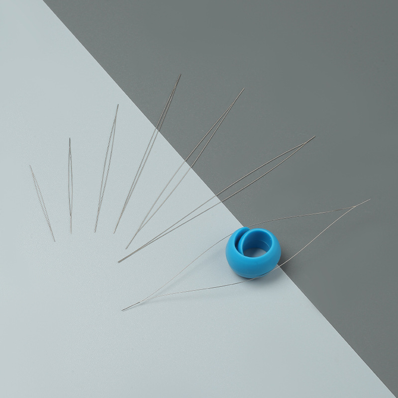 Factory direct middle opening needle beading needle handmade diy necklace threading beading needle big eye opening beading needle