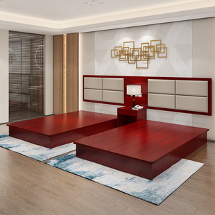 Hotel Furniture Standard Room Full Set Hotel-Specific Bed Standard Room Single Room Full Set Furniture Hotel-Specific Bed Hotel Bed