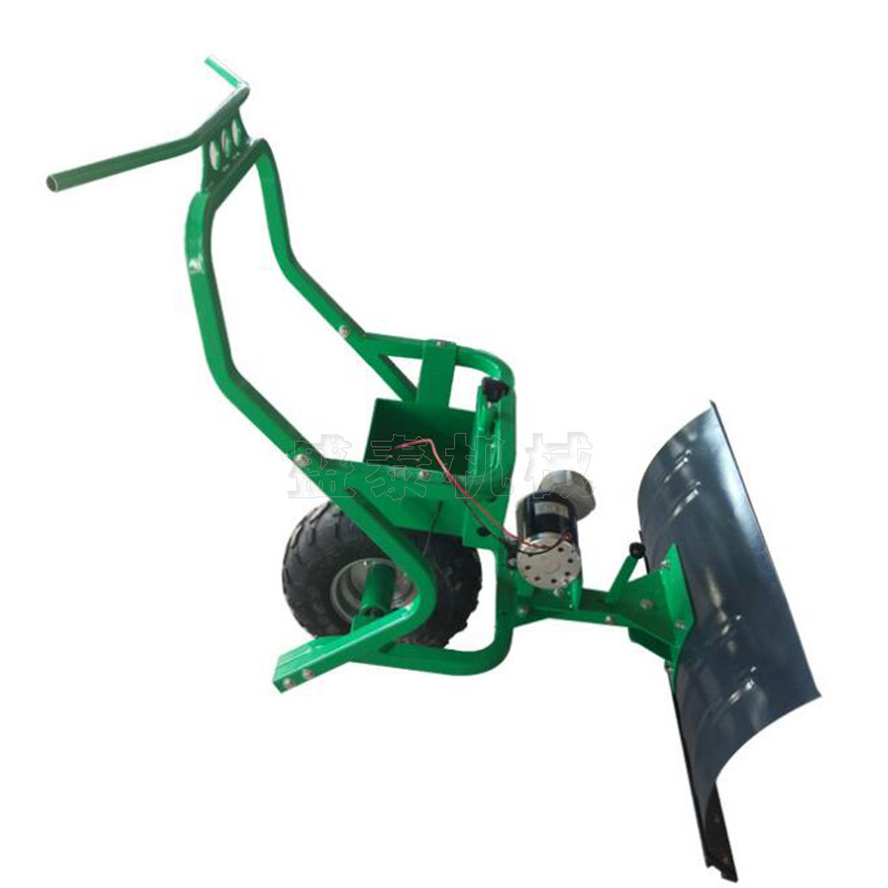 建筑工地灰土堆积铲送机电动推雪铲 一体多用粮食摊铺晾晒收集