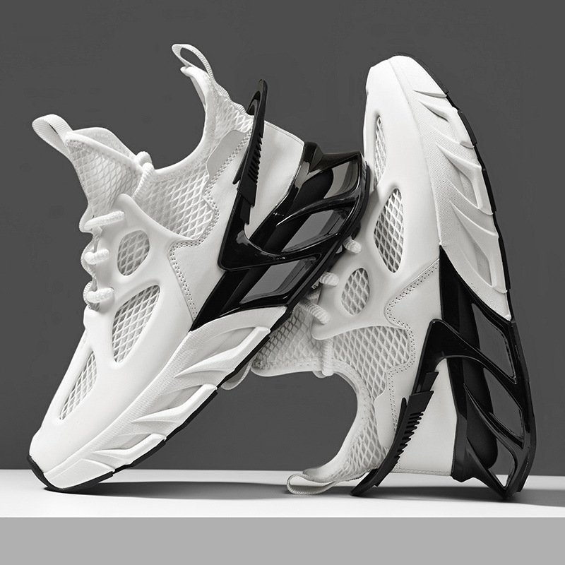 Zapatos de cuchilla para hombres casuales primavera y verano de 2026 nuevos zapatos de coco para correr al aire libre zapatos deportivos de moda