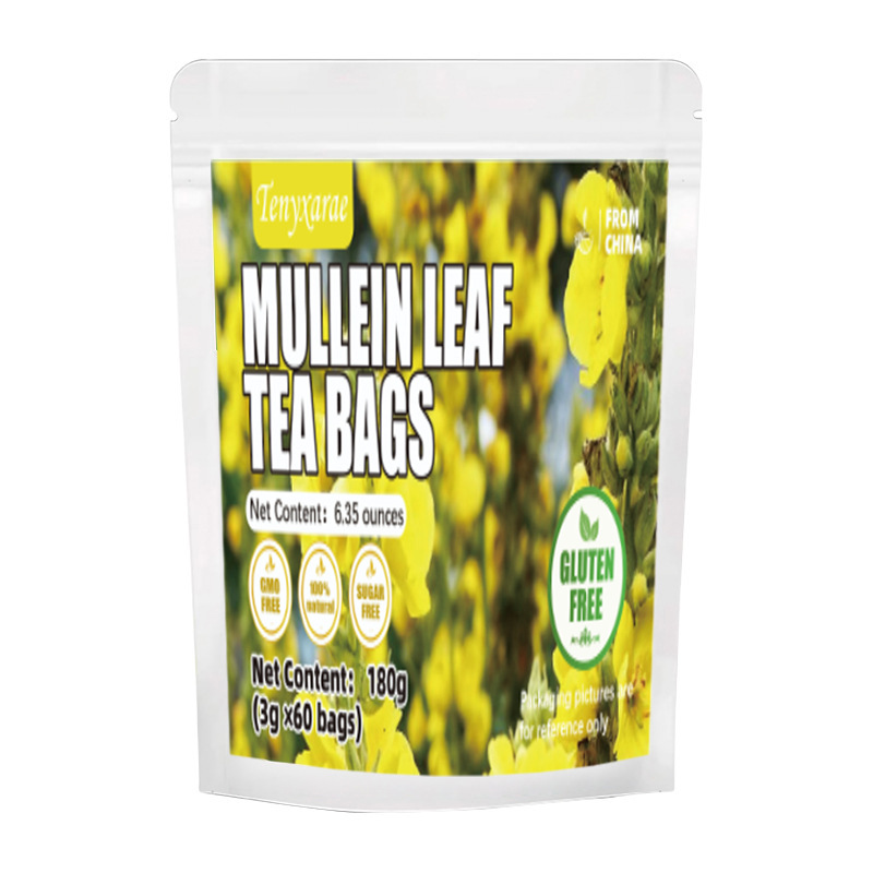 Mullein Leaf Tea Verbascum Thapsus Herbal Cleanse Tea 3g x 60 Bags 180g overview