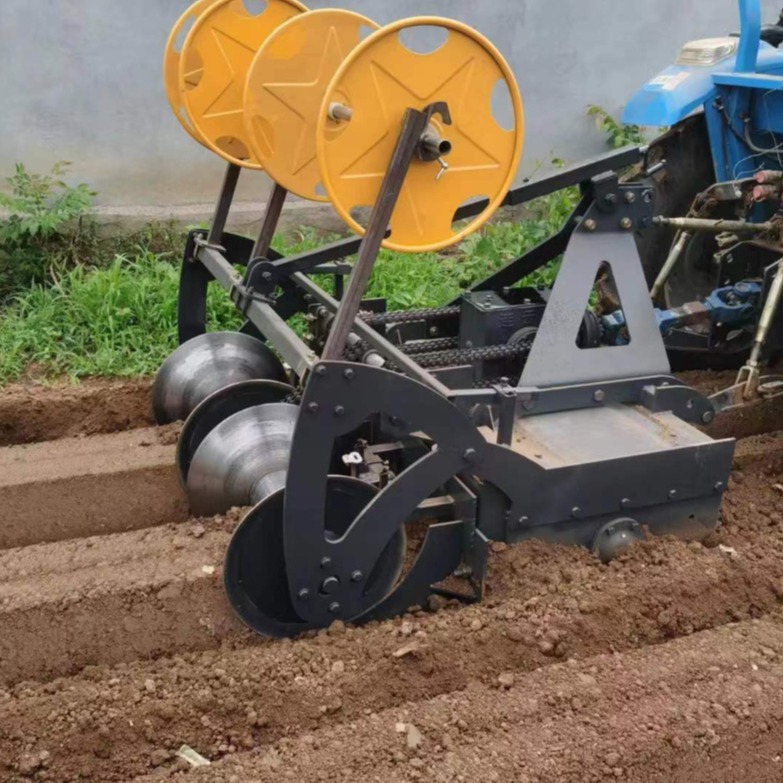 diesel manual arado rotatorio de campo de cuatro tracción zanja máquina de cresta invernadero looser