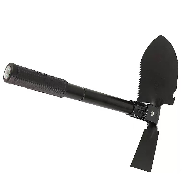 Pala de ingeniero pequeña explosiva pala de exterior pala de campamento cuatro en uno multifunción de autodefensa pesca pico cuadrado plegable