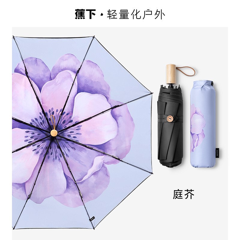 Jiaoxia 70% off ビニール日焼け止め傘 BM662 晴雨兼用日傘ビニール抗 UV 日傘|undefined