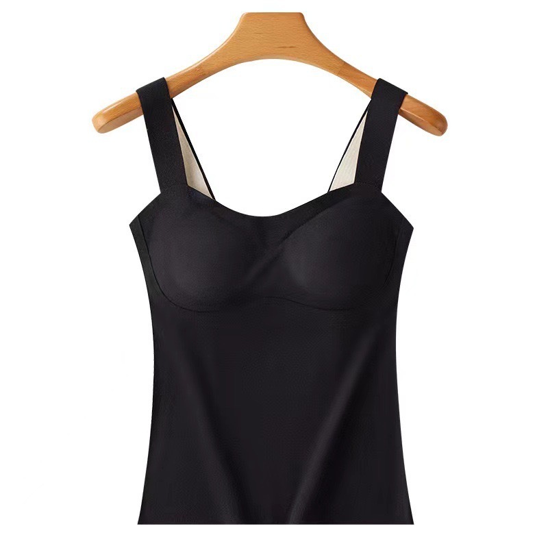 Chaleco térmico de terciopelo alemán, tirante de almacenamiento de calor de bloqueo de temperatura, ropa de otoño femenina, almohadilla de pecho sin marcas, ropa interior térmica en todas partes para mantenerse caliente