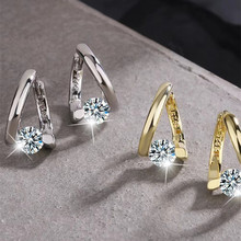 圆脸小众设计刚气质精致高质量耳环韩国耳饰网红锆石耳钉时尚耳扣