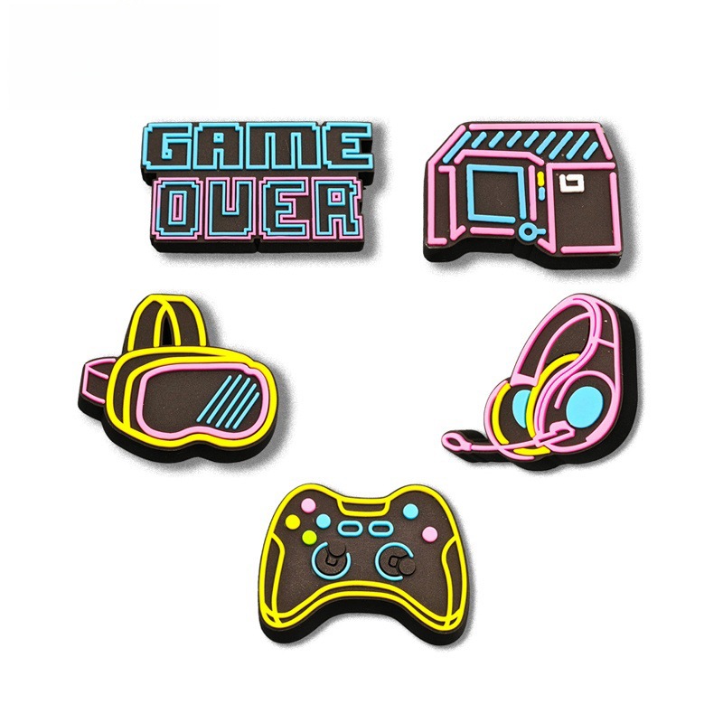 新しい下駄花シリコーン靴バックルソフト接着剤 diy 靴アクセサリー取り外し可能なアクセサリー工場卸売モール同じスタイル