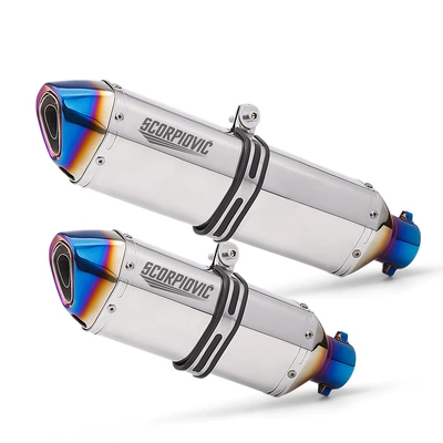Motorcycle exhaust pipe: 51MM Universal CBR650 ZX4R