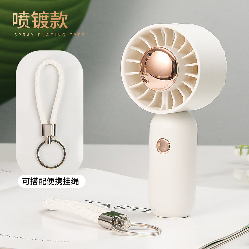 新しいハンドヘルドファン USB 充電式漫画小型ファンポータブル学生ギフトホームデスクトップミニ小型ファン|undefined
