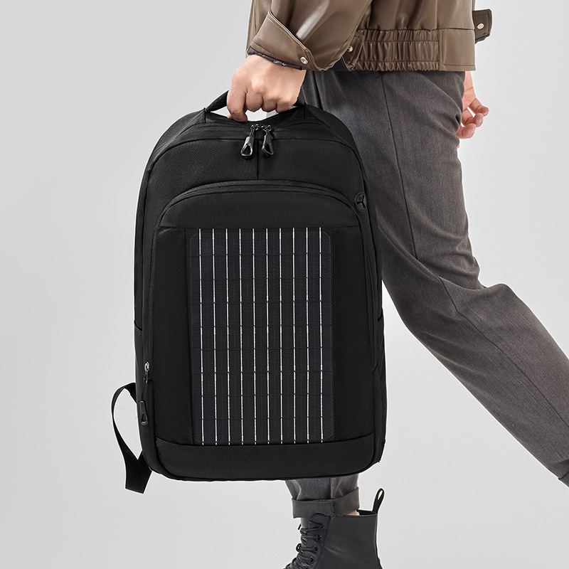 Nueva mochila de negocios de carga solar multifuncional mochila de viaje de ocio bolsa portátil de viaje de negocios