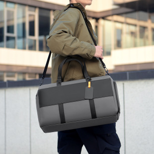 Men's Portable Travel Bag Wear-resistant Sleeve Trolley Case Large Capacity Simple Fashion Travel All-match Travel Luggage Bag