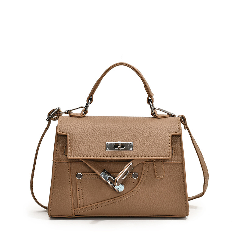 Nicho de diseño Kelley bolso 2024 otoño nuevo bolso de mano lichi mochila texturas extranjeras mochila para mujeres