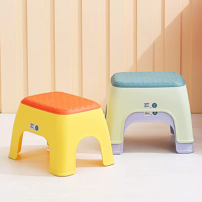 儿童塑料板凳家用浴室幼儿园宝宝踩脚小凳子加厚卡通防滑板凳