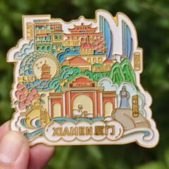 厦門金属冷蔵庫は厦門ビーチ鼓浪嶋沙坂尾厦門大学讃恩楼創意プレゼント磁気貼りを貼ります。