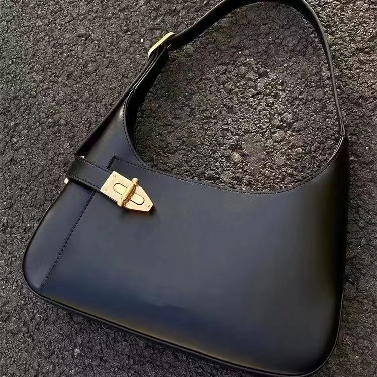 Bolso de las axilas para las mujeres 2023 nuevo Otoño e Invierno de alta calidad textura nicho temperamento viajero retro de un hombro bolsa baguette portátil