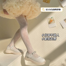 现货女童打底袜夏季公主袜网眼袜连裤袜洛丽塔透气儿童丝袜薄袜批