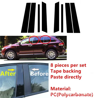 Applicable to Ford Edge Sharp Şüşə kənarı xromları/moldingləri