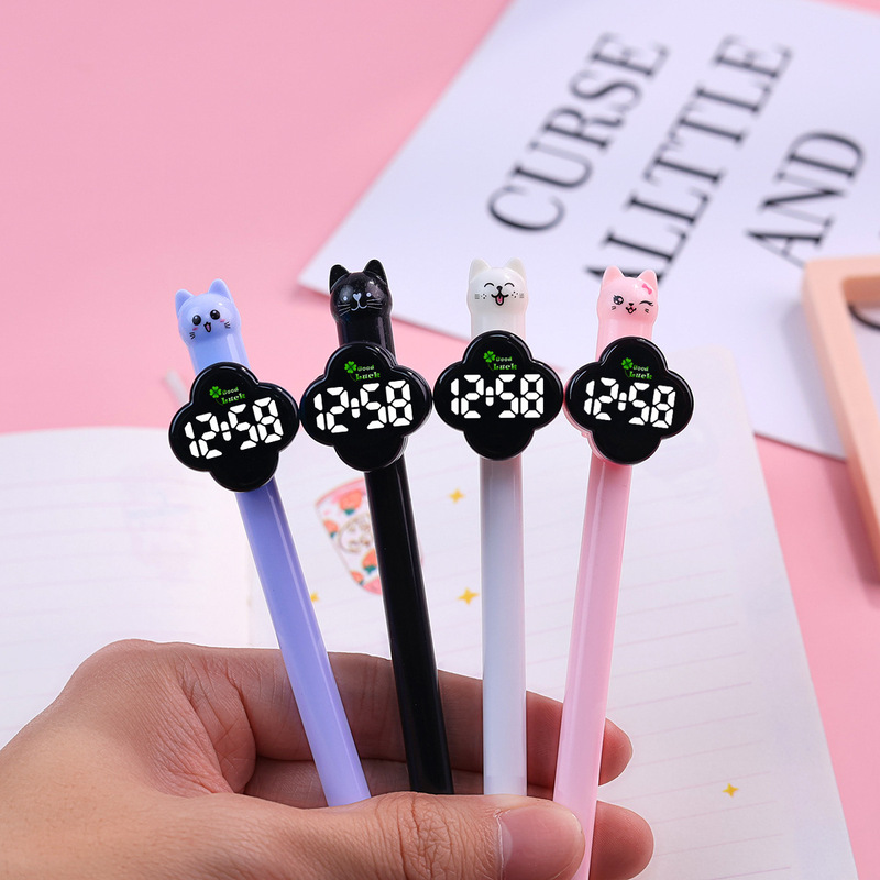 Trendy Mini Pen Clock for Learning, Cute Mini Pen-Shaped Time Display, Popular Gel Pen for Back-To-School Season Trendy Mini Pen Clock for Learning, Cute Mini Pen-Shaped Time Display, Popular Gel Pen for Back-To-School Season