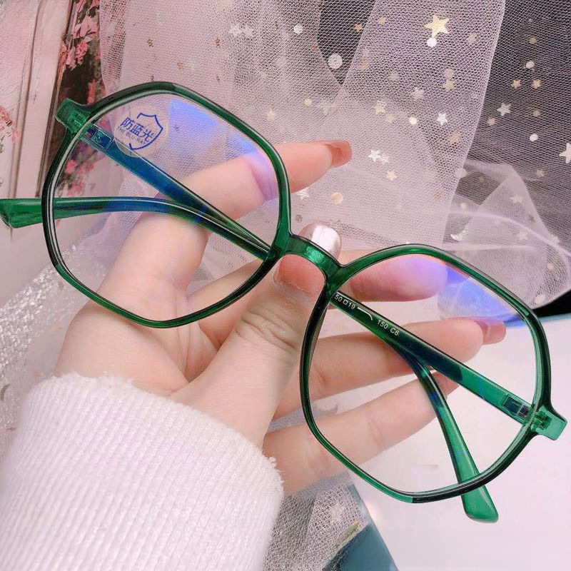 High -definition old flower mirror women's rich green new…