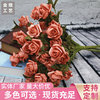 European-style simulated rose bouquet foam home photography props decorative crafts light luxury ornaments wedding flowers