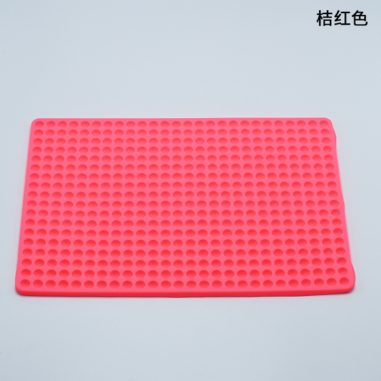 Agujero redondo estera barbacoa cocina del hogar utensilios de hornear de Silicona Placemat escurrir el aceite herramienta de drenaje horno microondas estera del horno