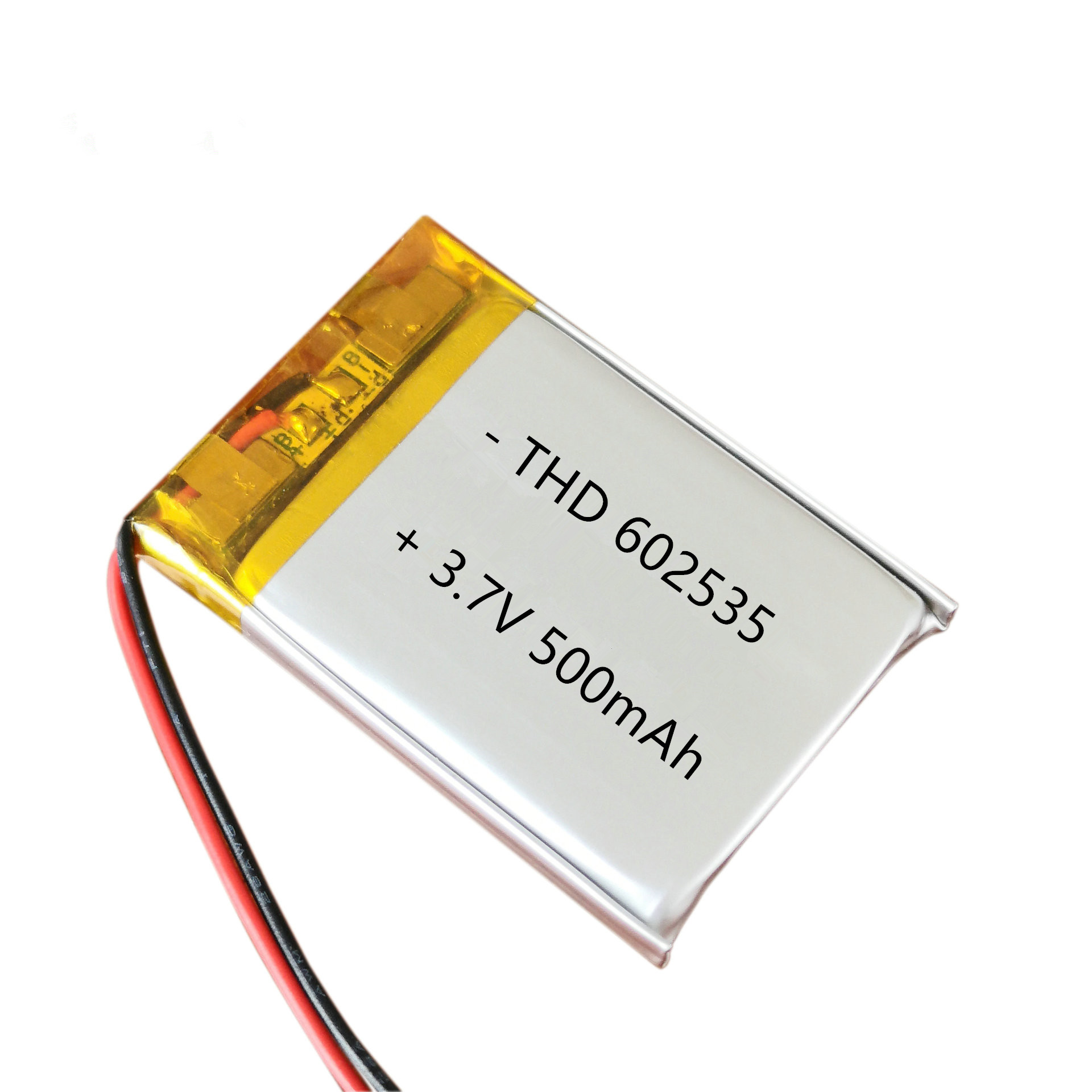 602535-500mAh聚合物锂电池蓝牙耳机音箱按摩美容仪睫毛仪