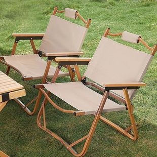 Portable Chair Folding Backrest Outdoor Leisure Chair Sketching Fishing Beach Chair Camping Barbecue Chair Thickened