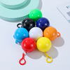 Plastic handheld keychain, raincoat, street spherical trench coat for adults