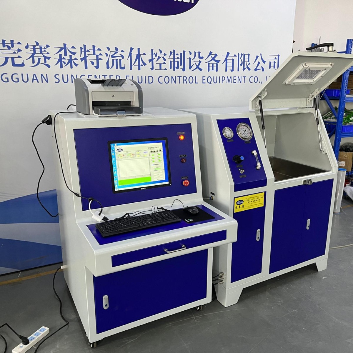 生产计算机控制水压耐压爆破测试台管件液压测试机胶管气密检漏机