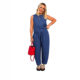 2025 Cross-border European and American Women's Clothing Amazon TK New Solid Color Plaid Loose Casual Sleeveless Vest Trousers suit