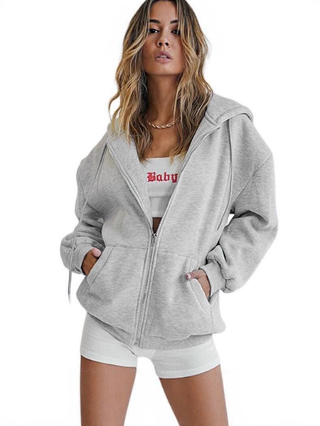 quality sports hoody for leisure with zipper