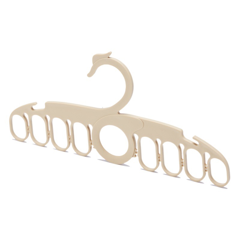 Percha de ropa multifuncional percha de ropa antideslizante sin costuras percha de ropa porosa de dibujos animados dormitorio guardarropa percha de ropa ahorro de espacio