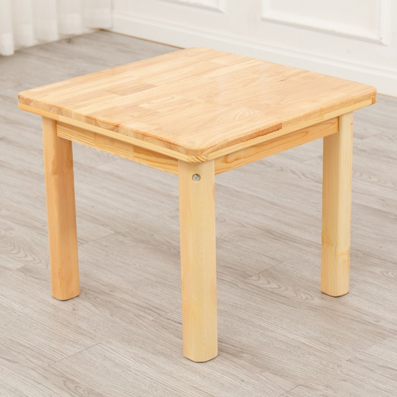오크 두꺼운 작은 사각형 테이블 60*60cm