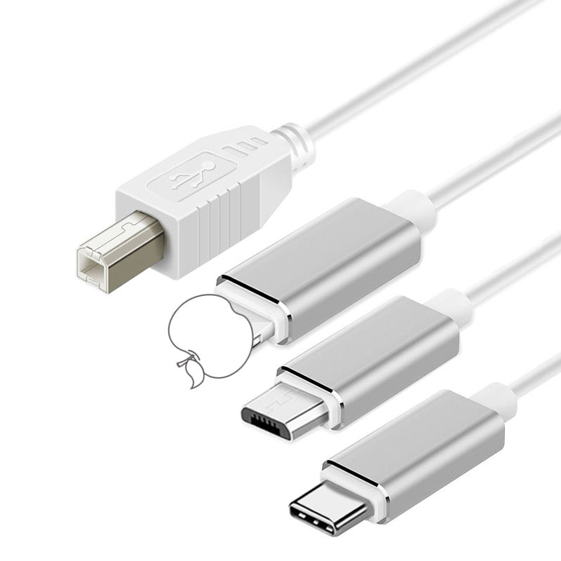 Typec a mini Cable de conexión de cable de piano TYPEC OTG Cable de piano teclado MIDI USBB tarjeta de sonido cable OTG