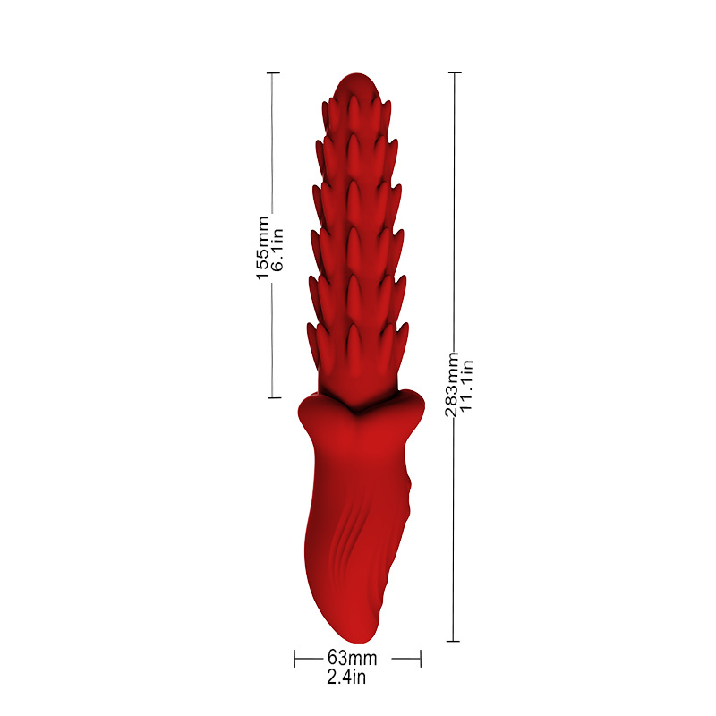 Liquid Silicone Vibrator, 7-Frequency Vibration, USB-C Rechargeable Adult Toy — detail image 8