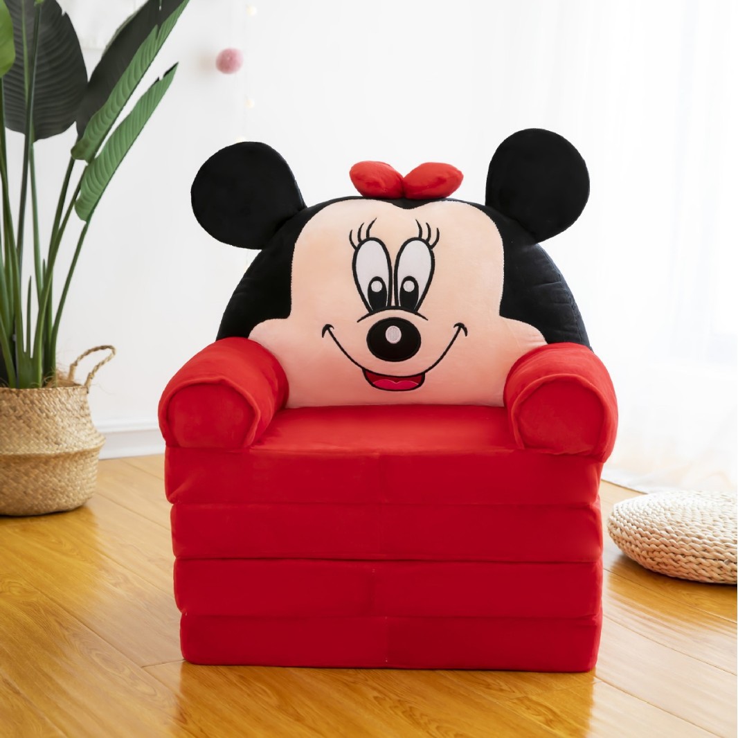 Sofá plegable para niños nuevo al por mayor creativo jardín de infantes bebé asiento plegable regalo de estudio siesta sofá cama