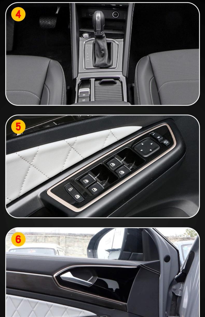 22-25 Jetta Vs7 Central Control Gear Special Screen Central Control Body Interior Sticker Car Transparent Protective Film