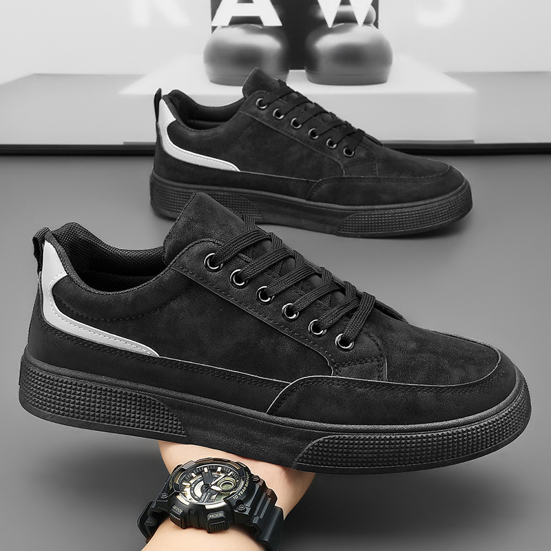 Zapatos de hombre primavera 2026 nuevos zapatos de protección laboral zapatos de skate antipatinación de trabajo tendencia universal zapatos deportivos casuales para hombres
