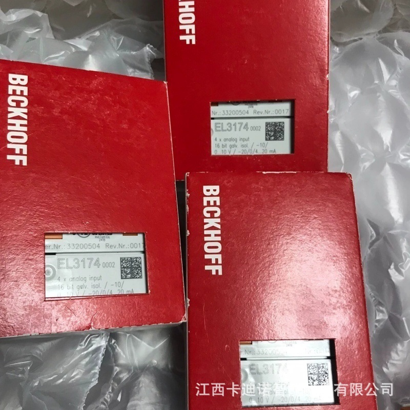 EL3174倍福BECKHOFF工业自动化PLC模块全新原装 现货议价销售
