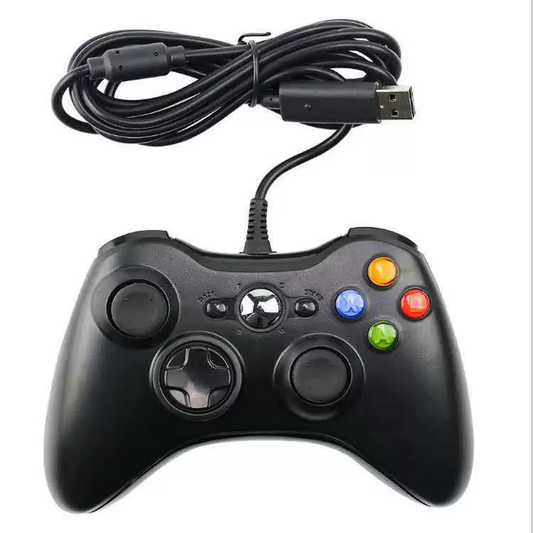 360 проводной мультитапный джойстик Xbox360 внешний вид Android ПК проводной джойстик с двойной вибрацией